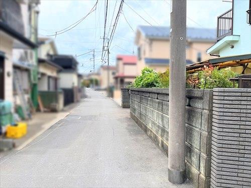 現地含む前面道路 現地含む前面道路