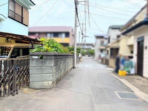 現地含む前面道路 現地含む前面道路