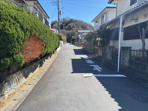 南西側前面道路（2026年3月撮影）