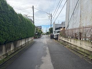 前面道路（2026年9月撮影）