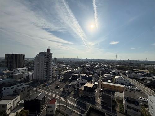 西側バルコニーからの眺望