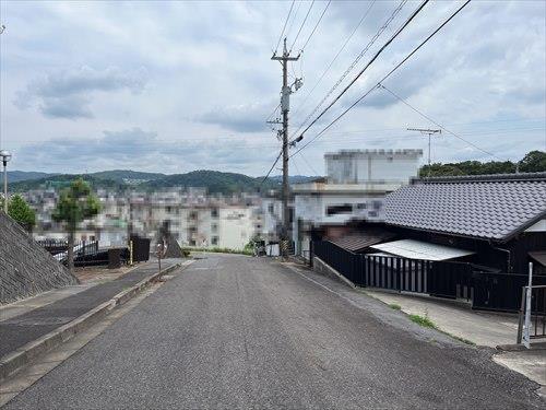 北東側道路(2024年6月撮影)