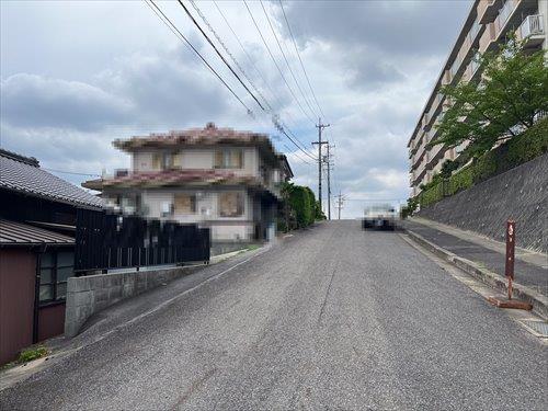 北東側道路(2024年6月撮影)