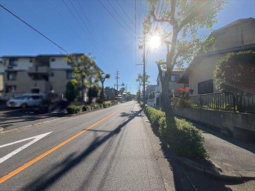 前面道路写真(2024年12月撮影)