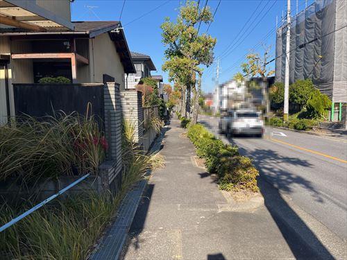 前面道路写真(2024年12月撮影)