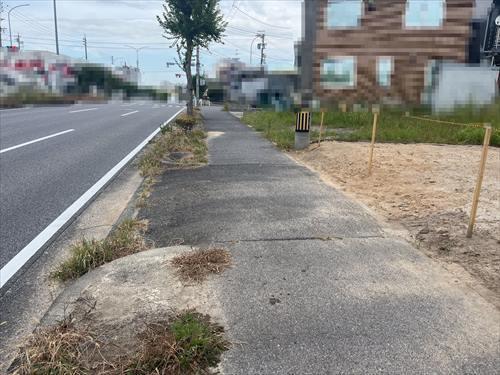 前面道路(2025年9月撮影)
