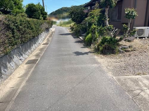 北側道路(2025年8月撮影)