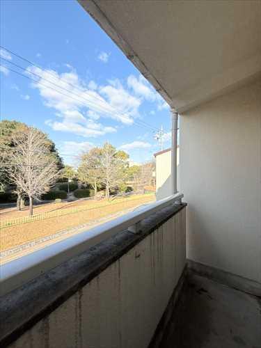 北側バルコニー