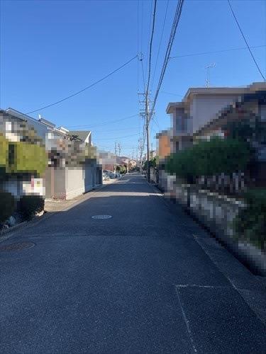 前面道路（令和8年1月撮影）
