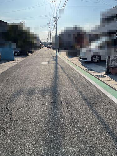 前面道路(2026年2月撮影)