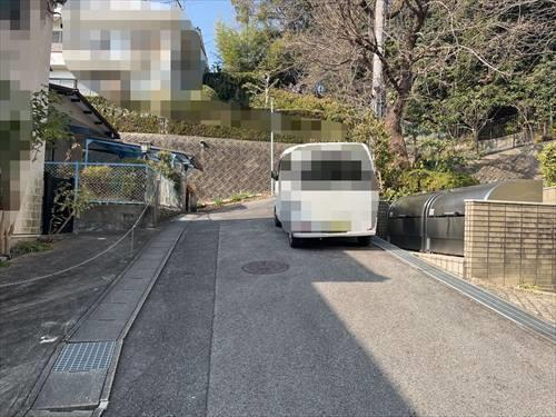 前面道路（撮影年月：2026年2月）