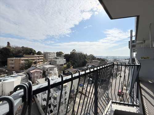 東側バルコニーからの眺望