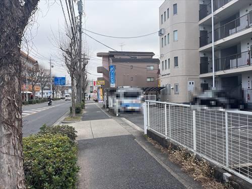 前面道路写真(2026年2月撮影)