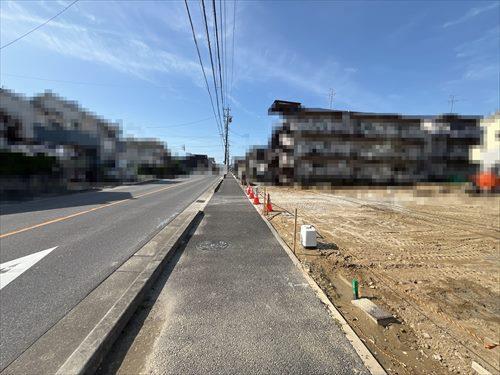 前面道路写真(撮影年月:2026年4月)