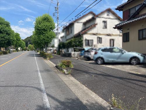 北側道路写真(2025年8月撮影)