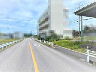 現地写真（北西側道路より）