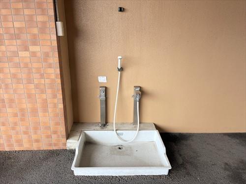 ペット足洗い場
