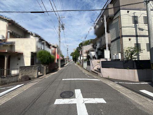 北側前面道路(2026年7月撮影)