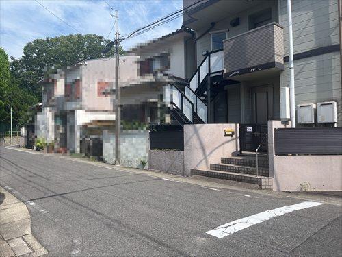 北側前面道路(2026年7月撮影)