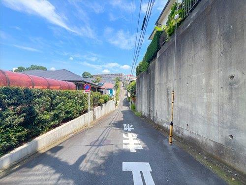 現地含む前面道路