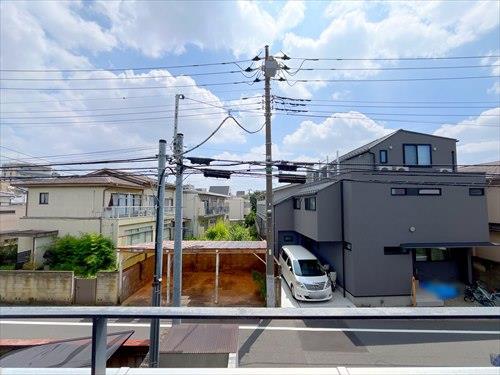 北側ベランダからの眺望