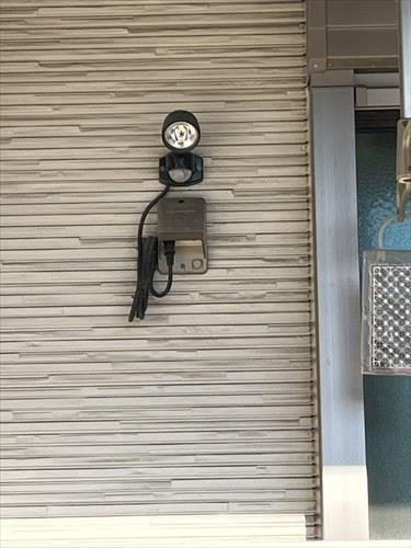 1F防犯用人感センサー照明