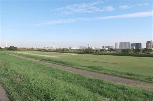 多摩川丸子橋緑地まで880m