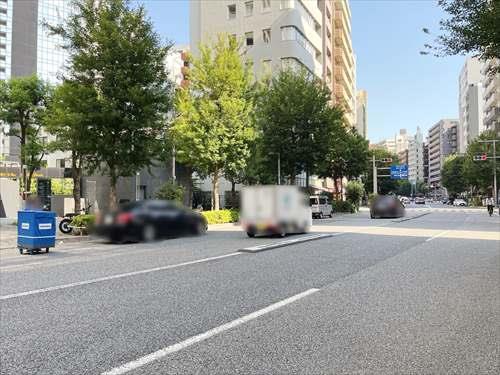 現地前面道路