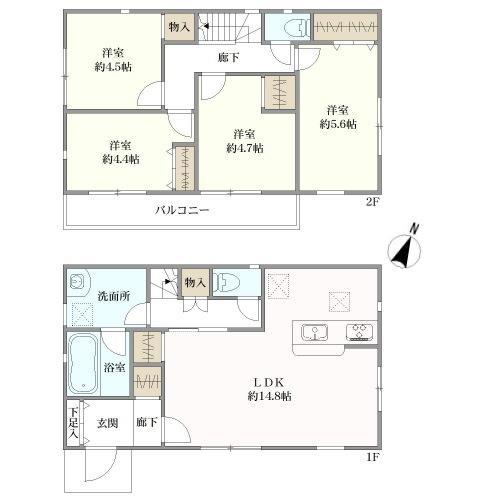 建物間取図