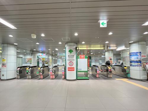 都営大江戸線「勝どき駅」1440ｍ