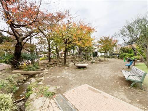 東調布公園(410m)