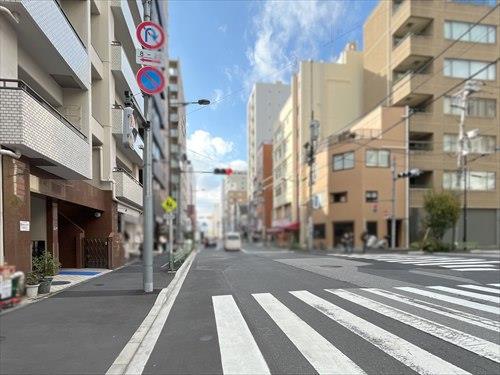 前面道路（2025年12月撮影）
