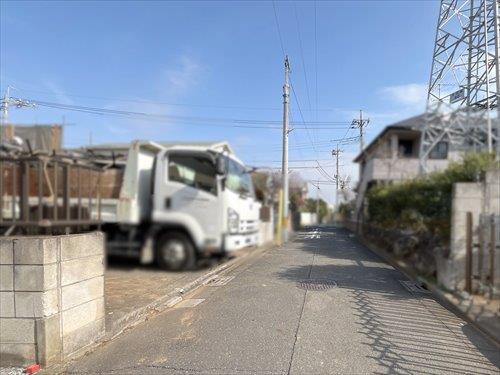 前面道路（2026年1月撮影）