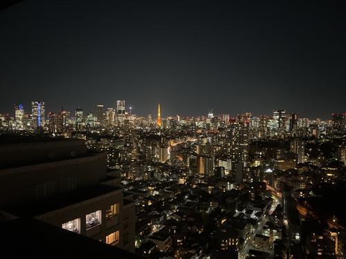 東側洋室からの夜景