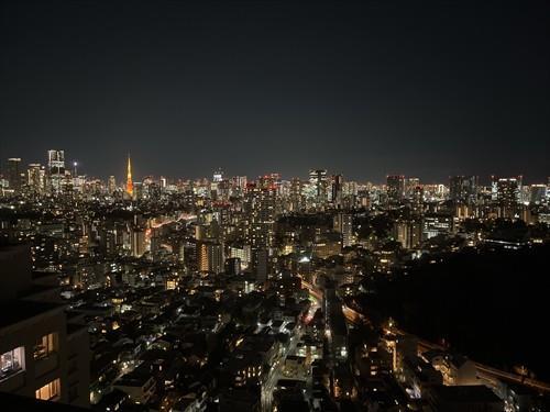 東側洋室からの夜景