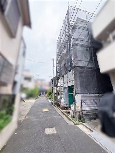 現地前道路