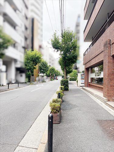 現地前歩道