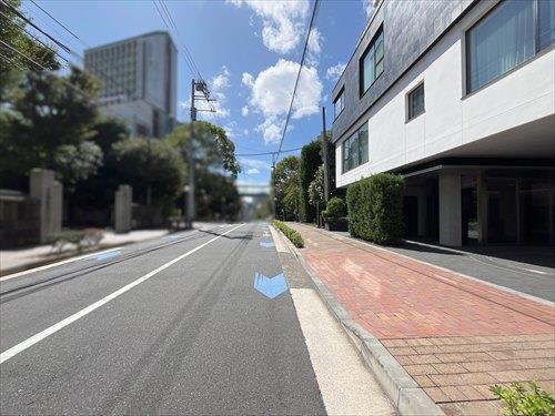 前面道路（2026年9月撮影）