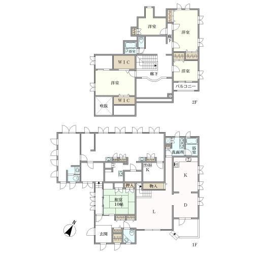 間取り図となります。