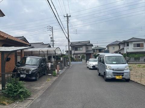 前面道路（2025年8月撮影）