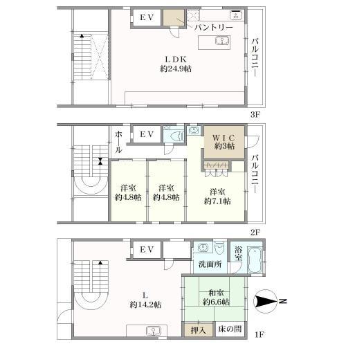 WIC＝ウォークインクローゼット