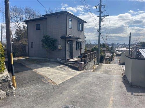 西側前面道路(北側から撮影)-3