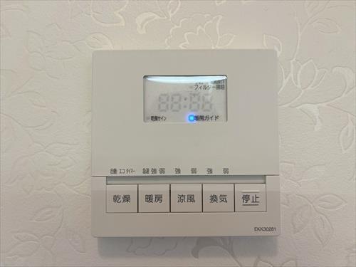 浴室乾燥暖房機操作パネル