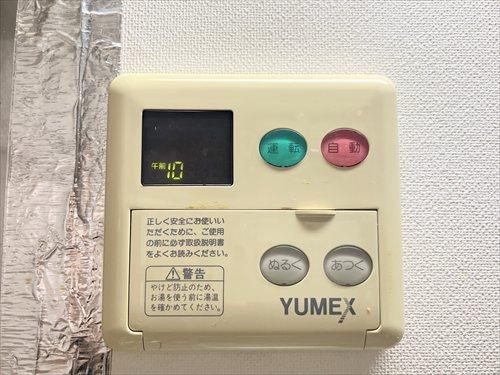 給湯器操作パネル