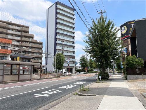 北西側前面道路(2026年7月撮影)-1 北西側前面道路(2026年7月撮影)-1