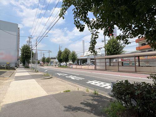 北西側前面道路(2026年7月撮影)-2 北西側前面道路(2026年7月撮影)-2