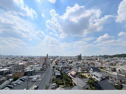 西側バルコニーからの眺望