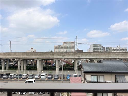 北西側和室からの北側眺望