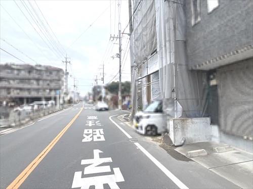 前面道路①　2025年2月撮影