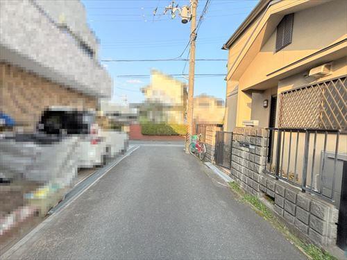 北西側道路